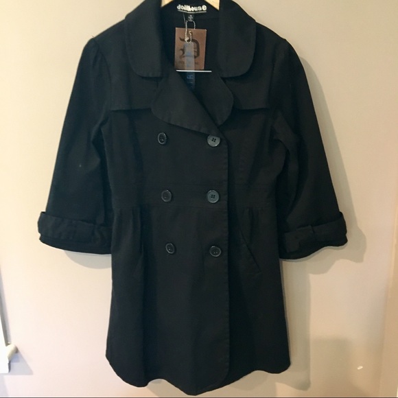 Anthropologie Jackets & Blazers - NWT 3/4 Sleeve Peacoat by Dollhouse- Lightweight!